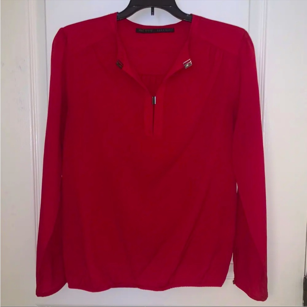 Zara magenta pink blouse